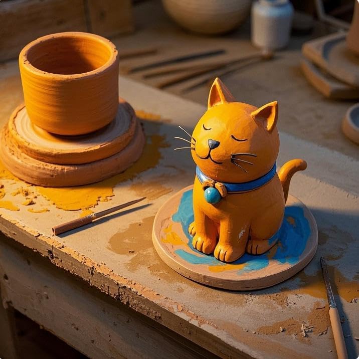 Miniatura 6 de ZEHIQ Arcilla seca al aire de alta calidad, arcilla de cerámica blanca natural de 2.2 libras para lanzar ruedas, construcción a mano, moldear para