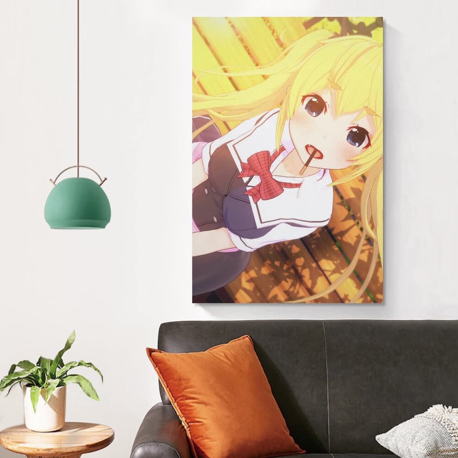 Amazon.co.jp: 絵画 グリザイアの果実 松嶋みちる JK 放学後 ポスター 