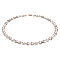 Swarovski Collana Tennis Una Angelic, Taglio Round