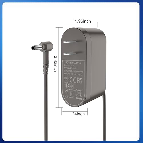Miniatura 7 de VOJSALDR Cargador de 30.45 V para aspiradora inalámbrica Dyson V10 V11 V12 V15 compatible con adaptador SV12 SV14 Cable de alimentación