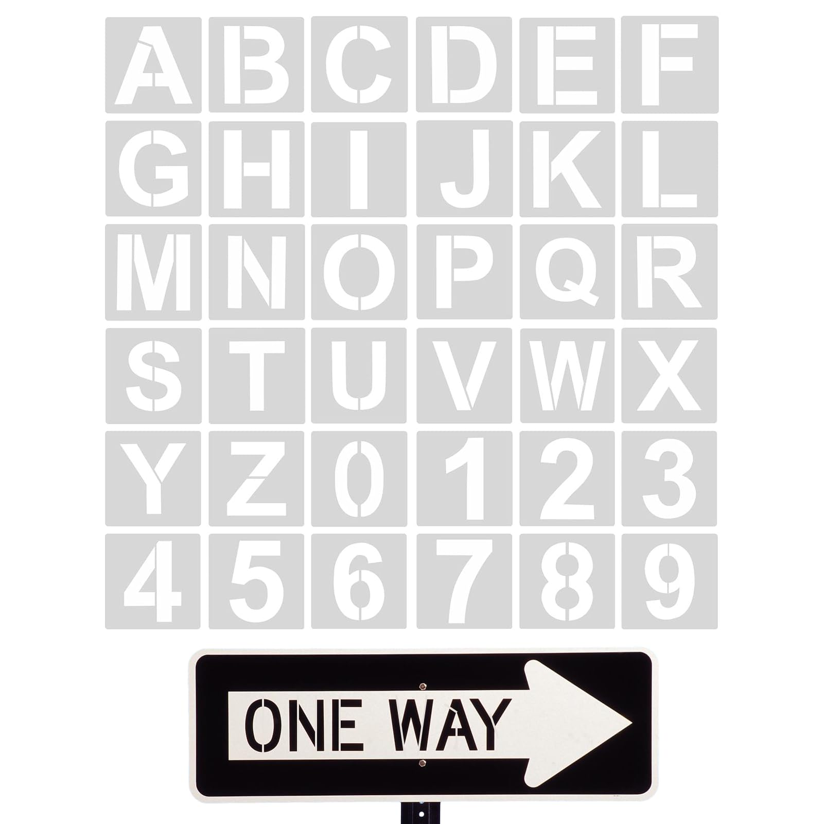 Buchstaben Schablone Groß 68 Stück Buchstaben Und Zahlen Schablone 5cm, Wiederverwendbar Kunststoff Buchstaben Schablonen Klein Und Groß Buchstaben Alphabet Vorlagen Schablone Buchstaben