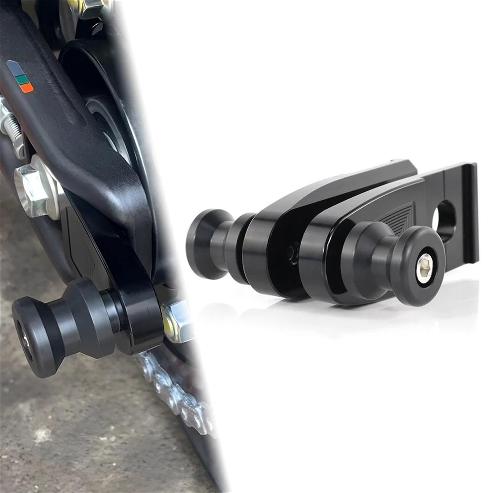 Supporto Per Rocchetti Del Forcellone Scorrevole Dell'asse Della Ruota Posteriore Motocicletta, Viti Adatte Per CB500F CB400X CB500X CB750 Hornet CBR500R NX500