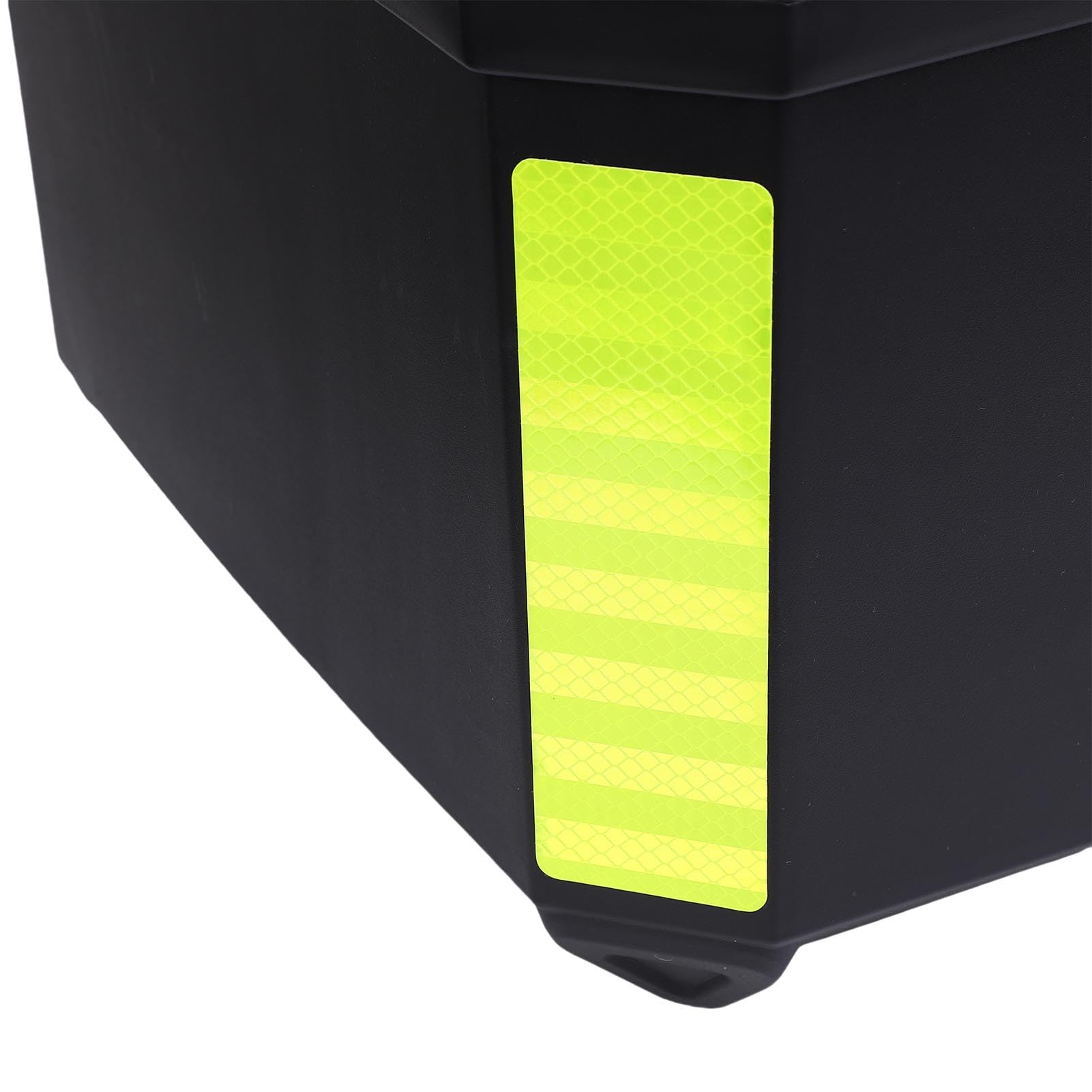 Boîte à Queue 47L avec Doublure en Cuir Abs Top Case Noir pour Véhicules électriques Scooters