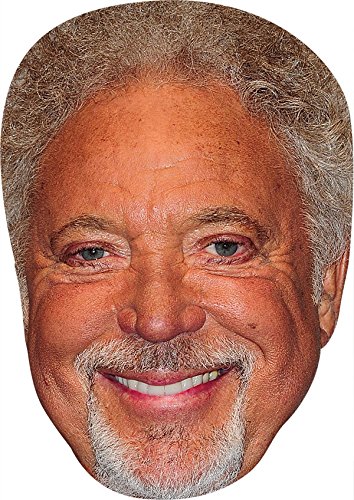 FoxyPrinting Tom Jones Sj2 Celebrity Party Celebrity Cardboard Party Face Mask Fancy Dress