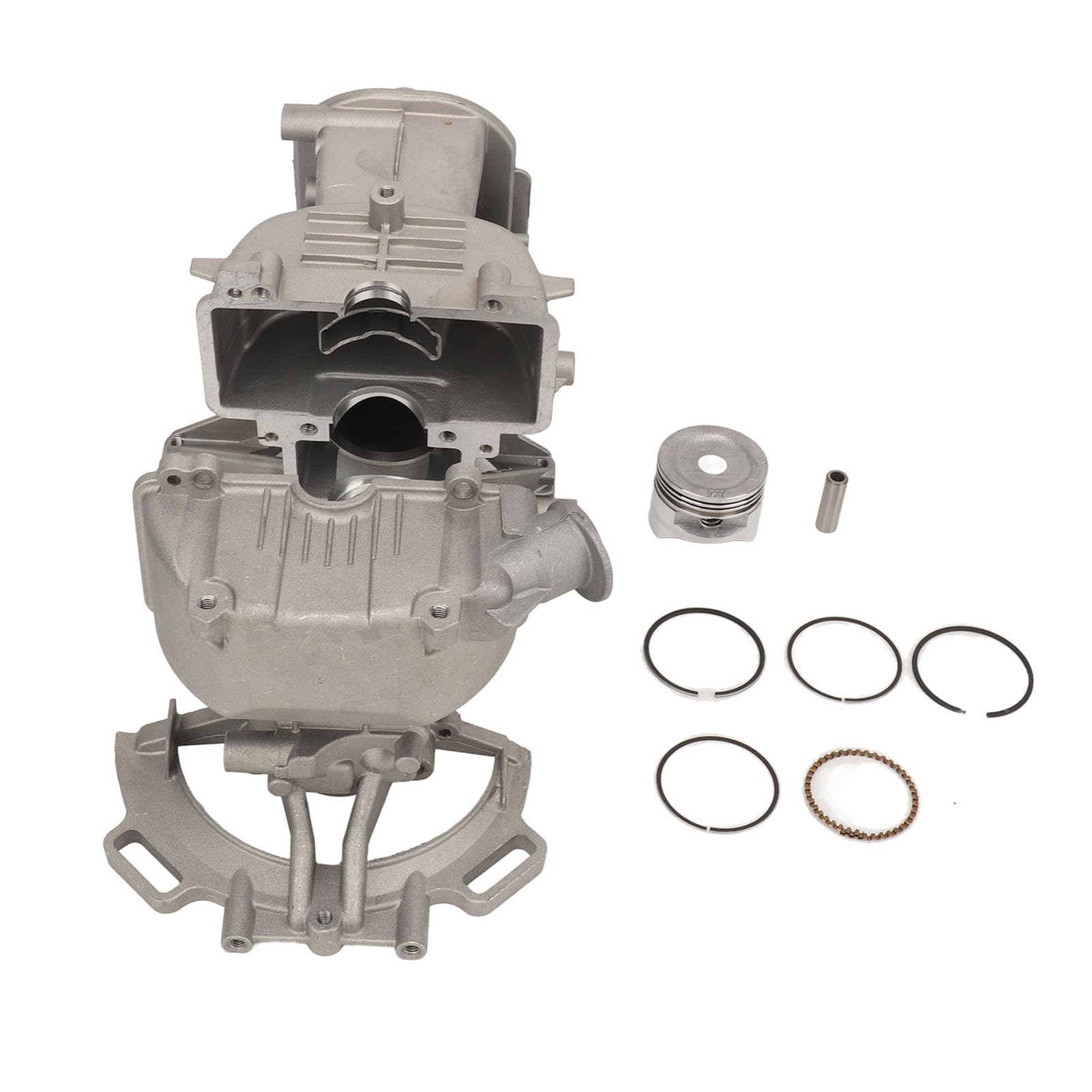 Tbest Kit de Ensamblaje de Pistón de Cilindro de 39 Mm para Desbrozadora Gx35 Gx35Nt Hht35S Umk435 Gx35Nts3 Piezas de Repuesto de Anillos de Pasador de Pistón de Aluminio con Alta Dureza y Resistencia