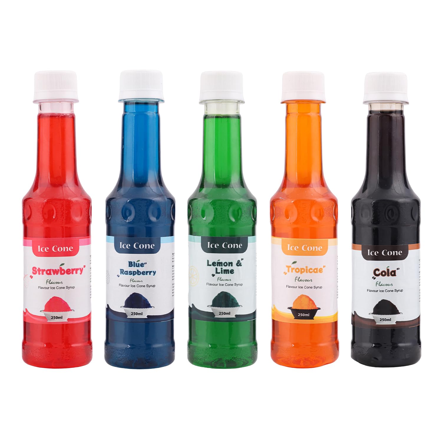 jarabe (250, Blue Raspberry, Classic Cola, Strawberry, Lemon & Lime Tropical)