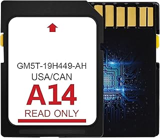 A14 Ford Navigation sd Card, 2023 Latest Version Navigation sd Card with US/Canada Maps, Compatible with Ford and Lincoln-GM5T-19H449-AH