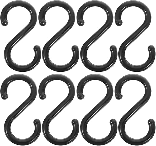 HOLIDYOYO 100 ganchos en forma de S para baño, ganchos para colgar en forma de S, ganchos multiusos, ganchos para ropa, toallas, ganchos para colgar