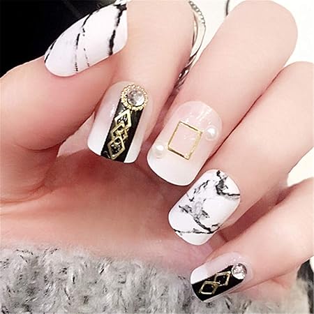 Amazon Bloomingboom 24枚 セッ12別サイズ ト 手作りネイルチップ 3d デコレーション ネイルジュエリー つけ爪 ョン 24枚入 フルチップ シンプル 両面接着テープ付き 結婚式 スクエア 短 ナチュラル ラウンド 黒白リベット煙効果 Bloomingboom ネイルチップ 通販 Amazon Bloomingboom 24枚 セッ12別サイズ ト 手作りネイルチップ 3d デコレーション ネイルジュエリー つけ爪 ョン 24枚入 フルチップ シンプル 両面接着テープ付き 結婚式 スクエア 短 ナチュラル ラウンド 黒白リベット煙効果 Bloomingboom ネイルチップ 通販