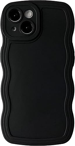 Funda para Samsung Galaxy A13 4G, Galaxy A13 4G, sólida y linda forma de marco de onda rizada a prueba de golpes, funda protectora de silicona suave