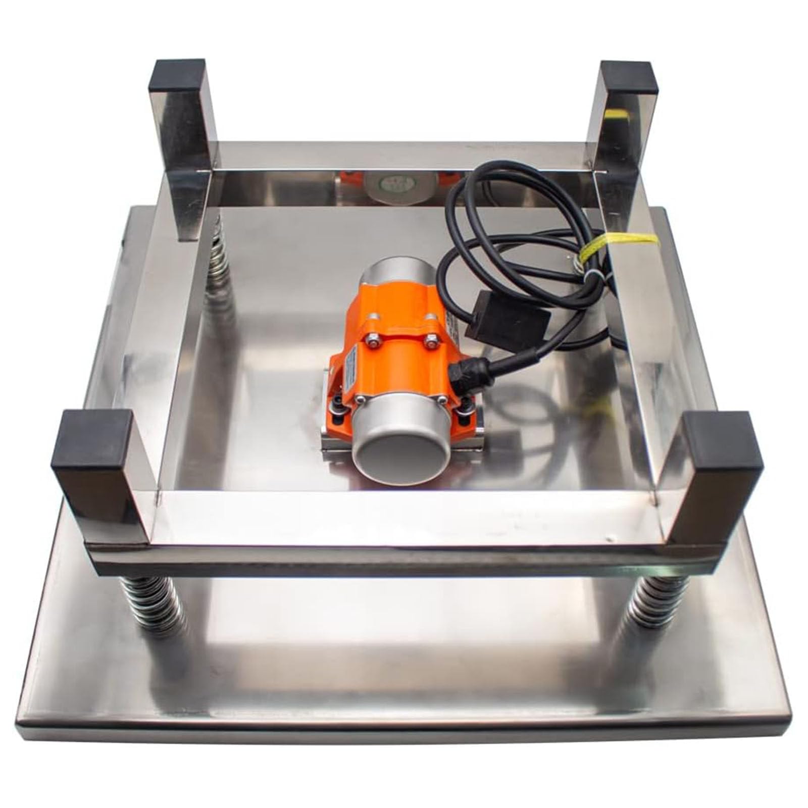 Mesa vibradora de hormigón, agitador de vibración de acero inoxidable para bloque de prueba, 220 V, ideal para mezclas de hormigón vibratorio y aplicaciones de prueba