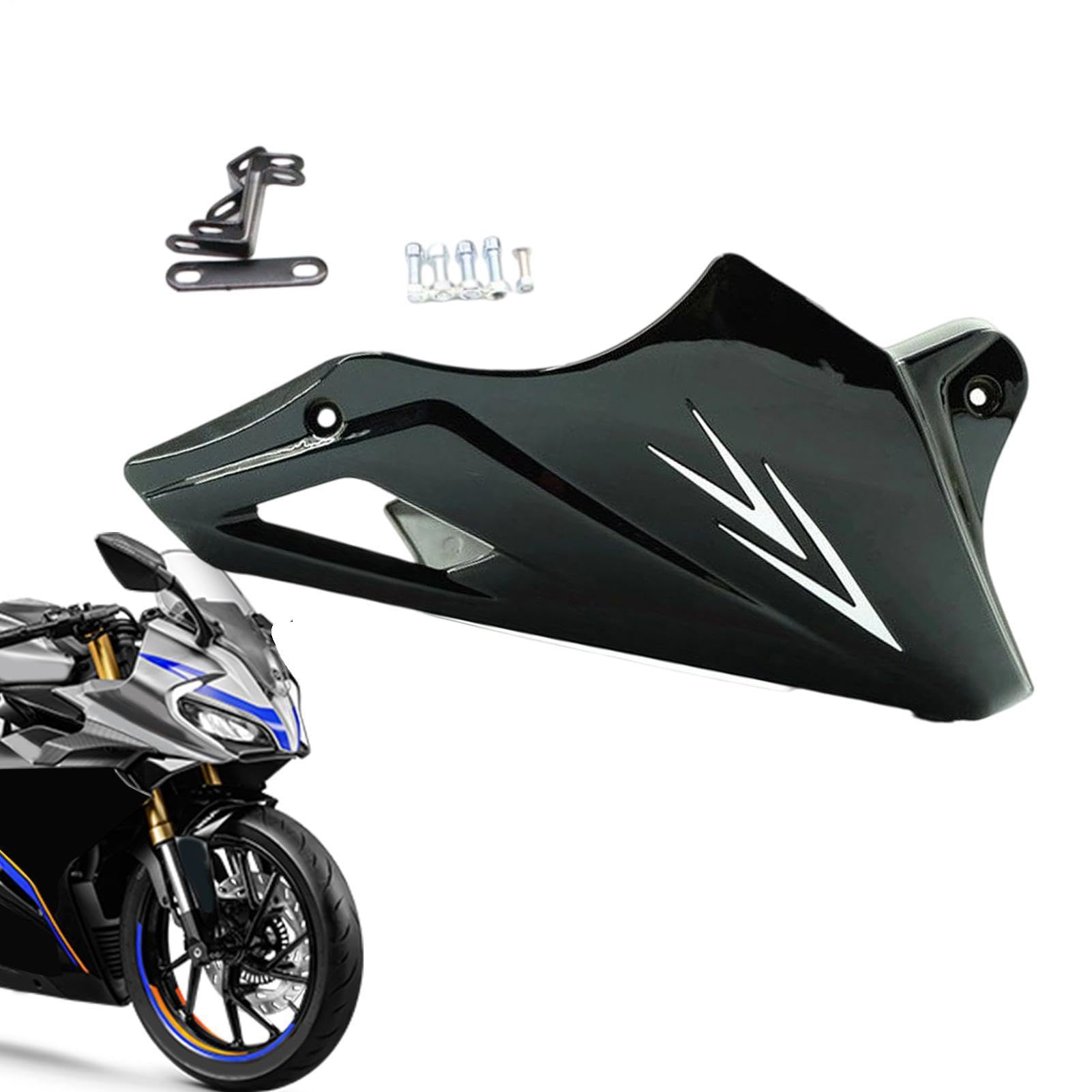 Parafanghi Inferiori Motocicletta Protezione Paracalore Motore | Inferiori per Protezione Estetica e Climatica da Commuting e Eventi Sportivi