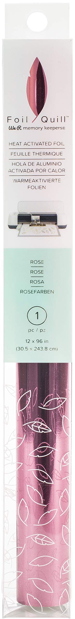 We R Memory Keepers Foil Roll Foil Quill-12 x 96 Inch Roll-Rose