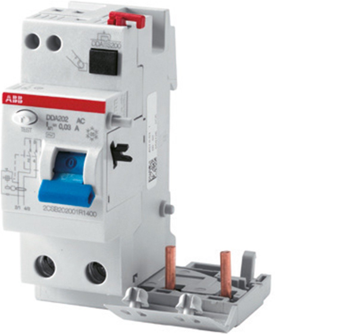 Adaptateur dda202ac-25/0,3 ABB Entrelec bloc différentiel de précision