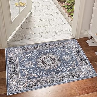 renoazul® Turkish Rugs Living Room Extra Large Mat - 280 x 380 cm - Beige - Rome Traditional Vintage Rug Floral Pattern Wide Area Rug Carpet
