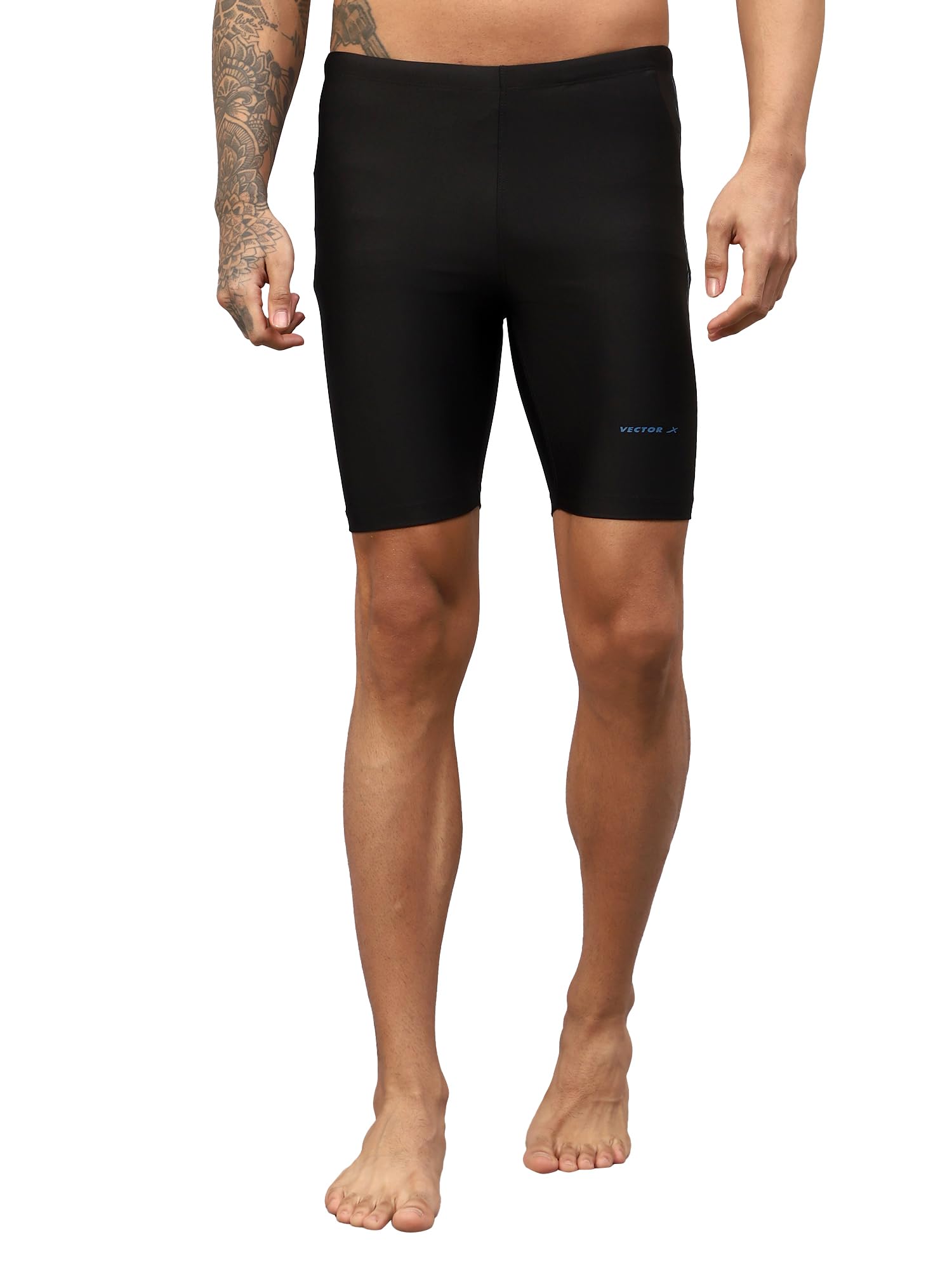 vector x OMS-268 Men Solid Half Bottom Compression Multi-Purpose Shorts (Training,Innerwear,Athletic,Swimming,Skating,Cycling,Fitness)-picture-10