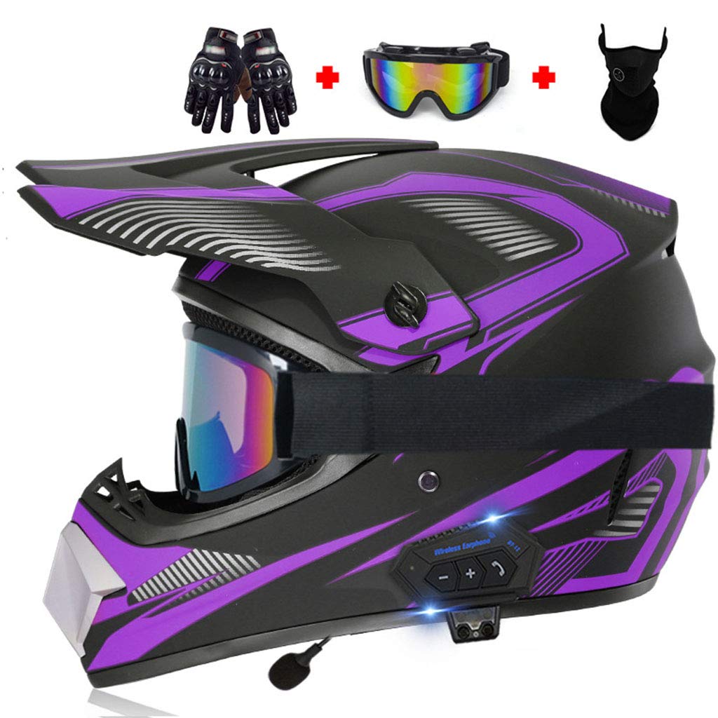 Jeugd Kinder Motocross Offroad Straat Crossmotor Helm Met Bril