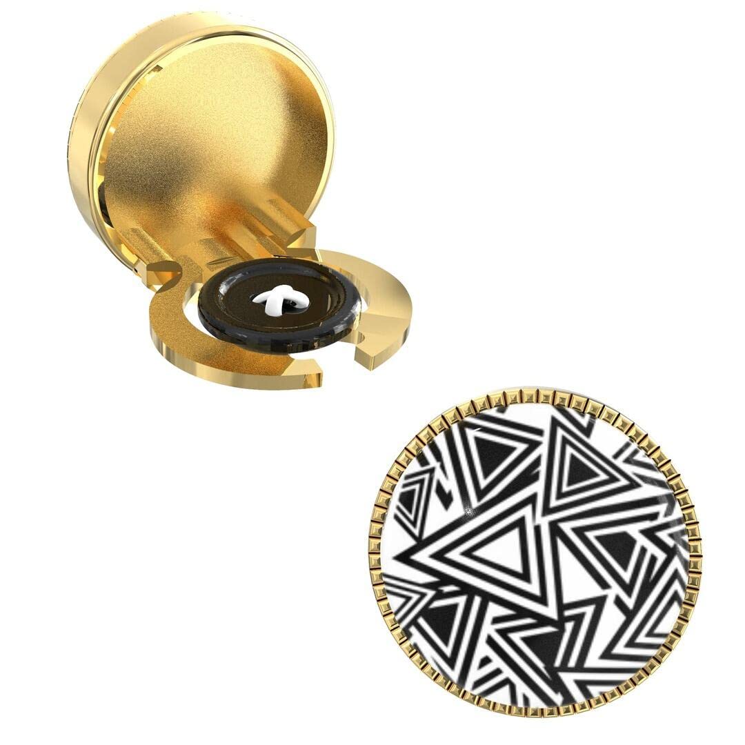 the smart buttons – Snap-on Shirt Button Cover Cufflinks Set for Men -Glow In The Dark Design Pattern-picture-13