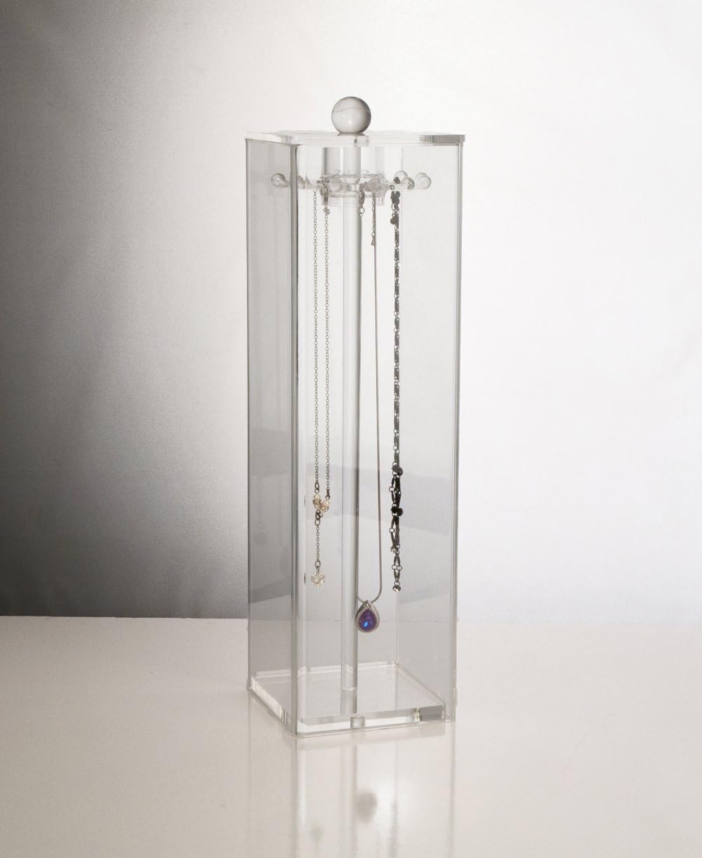 Us Acrylic 5938 Necklace Keeper, Clear