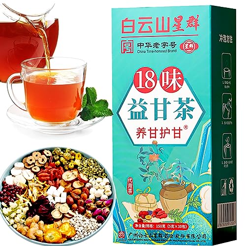 Juztec 18 Flavors Liver Care Tea, Herbal Tea for Liver - Nourish and Support Your Liver Health (30PCS)