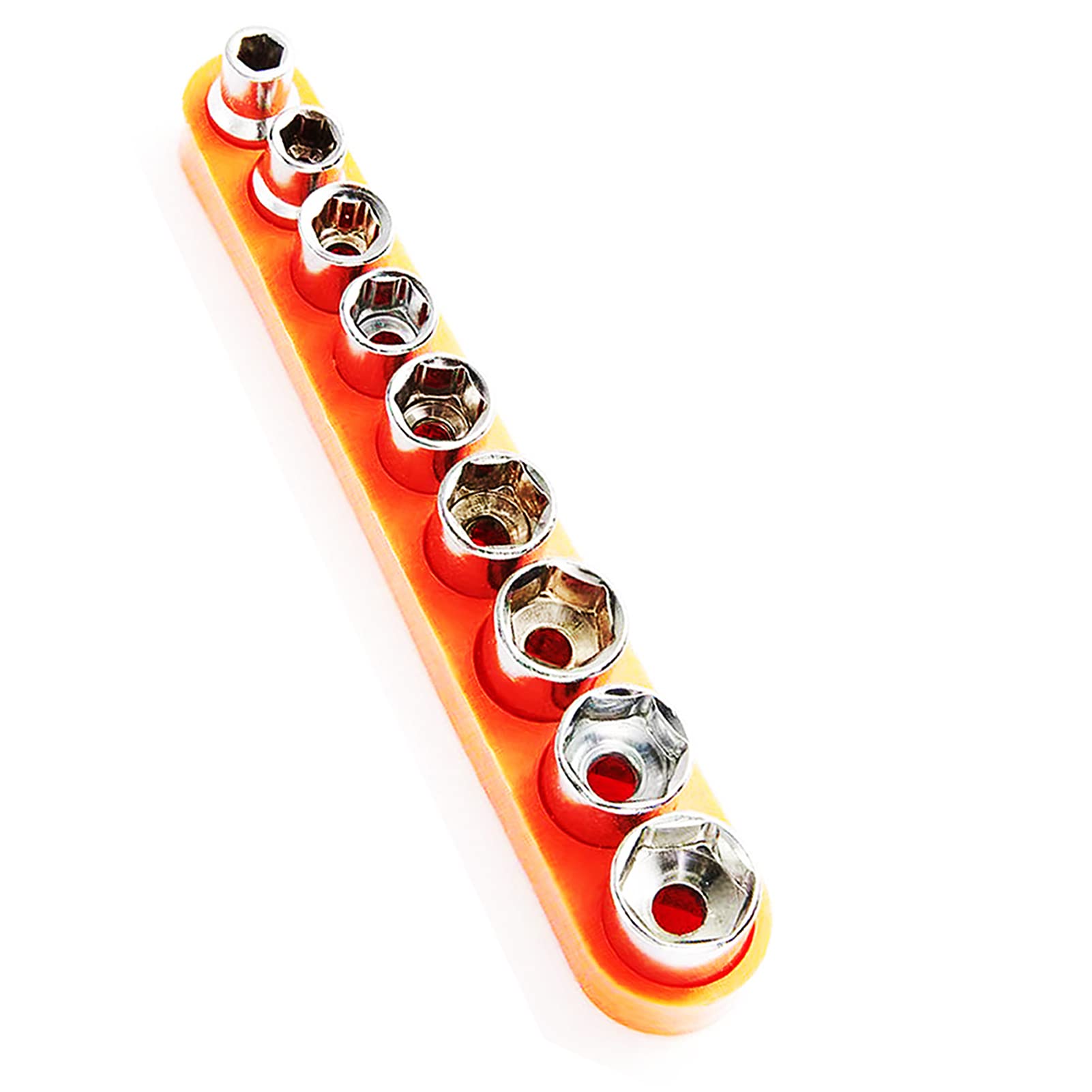 1/4 Socket Set Metric Socket Set, Standard Hex Drive Socket Set 9 PCS Impact Driver Socket Set