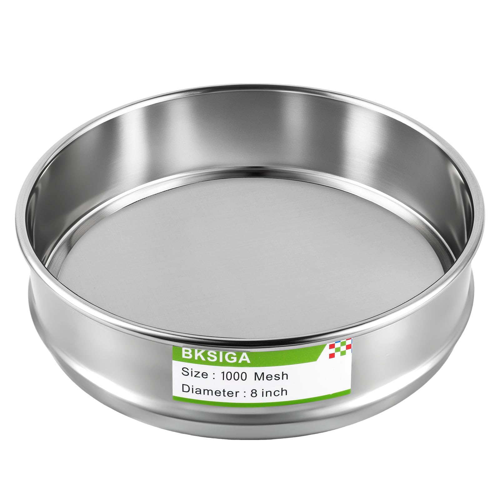 304 Stainless Steel Lab Sieves Pan,8" Diameter Standard Sieve Pan for Industrial Laboratory Homes — Amazon image 11