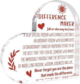 Thank You Gifts Difference Maker Gifts for Leader Boss Staff Employee Decor