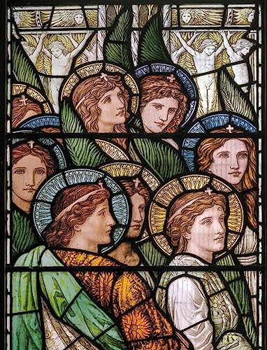 Tableau l'Agneau de Dieu Adorant les Saints Henry Holiday Affiche Toile Décoration 60x90