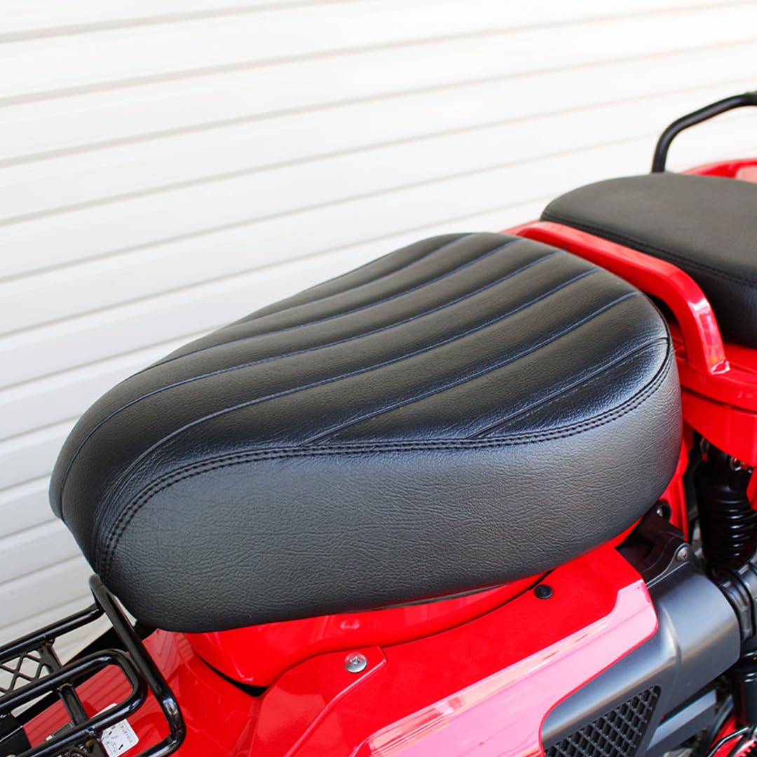 ハンターカブCT125用カスタムシート（タテライン）ブラック TWR製 Amazon | TWR 製 ハンターカブ CT125 用 ローダウンシート 縦