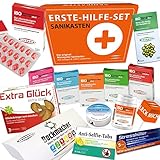 Miesepeter® Sanikasten | ERSTE-HILFE- SET Geschenk-Box, witziges Geschenkeset | Scherzartikel (Standard Edition, L)