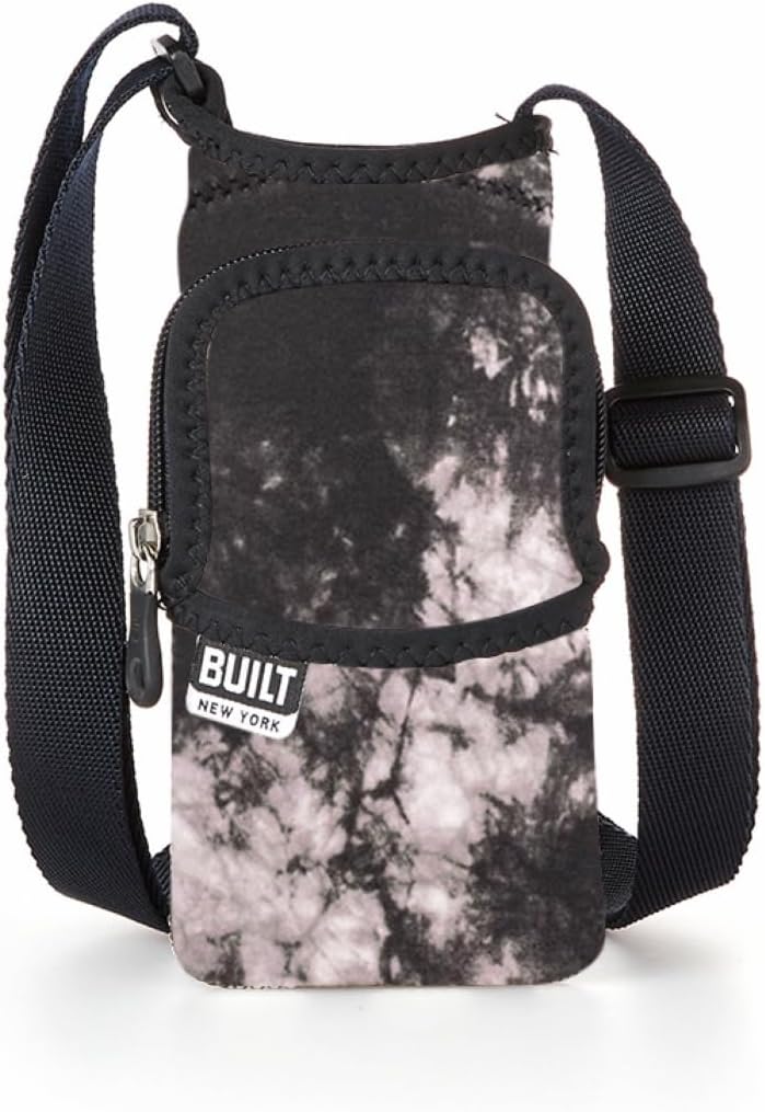 BUILT 704201 Water Bottle Holder/Bottle Sling Tie Dye W4.3 x D2.6 x H7.9 inches (11 x 6.5 x 20 cm), Shoulder Width: Approx. 26.8-50.4 inches (68-128 cm), 3.9 oz (110 g)