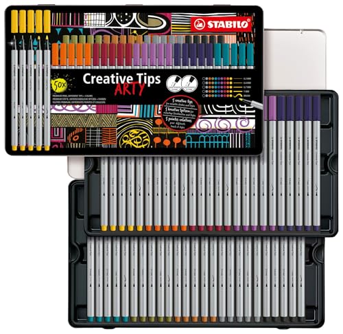 STABILO Creative Tips - Multi-Tip Pen Set - ARTY