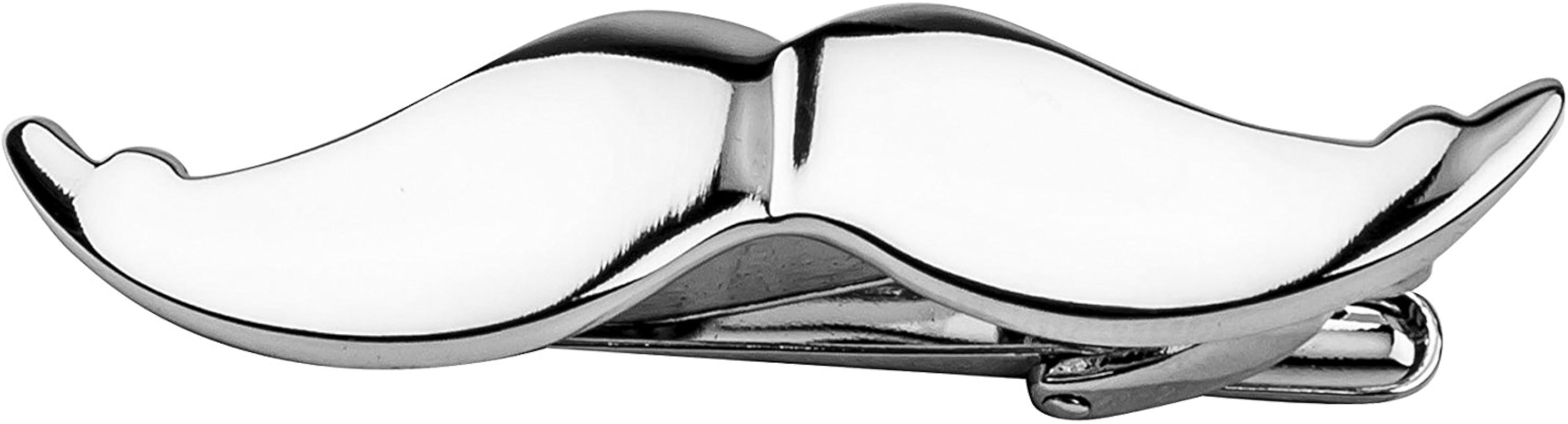 moustache tie pin