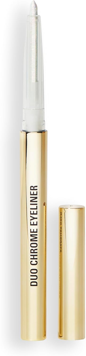 Revolution, Eyeliner Métallique Duo-Chrome, Crayon Waterproof à Effet Iridescent, Végan & Sans Cruauté, Stardust Gold