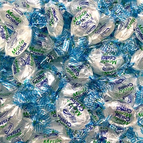 Crystal Clear Mints - 3 lbs - Clear Refreshing and Elegant After Dinner Mint Hard Candies - Bulk American Vintage Candy Assortment - Individually Wrapped, 48 oz.