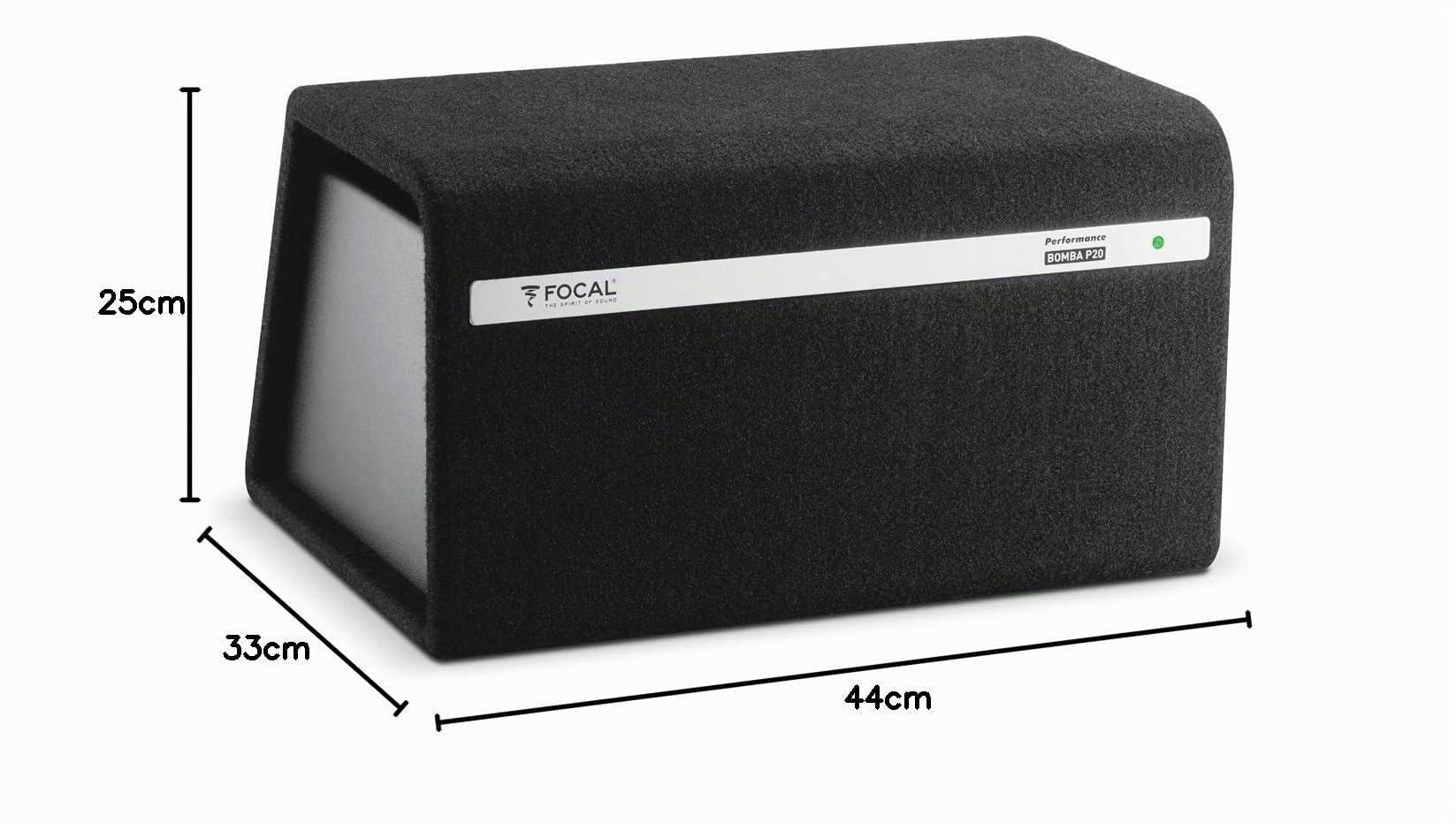 Focal Subwoofer Attivo, 300 Watt, Bomba BP20