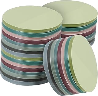 BESTOYARD 1200 Folhas Abas Da Bíblia Adesivos Circulares Adesivos Redondos Transparentes Memorando Suporte De Notas Pegajosas Abas De Índice Pegajosas Abas Pegajosas Autoadesivas Abas De