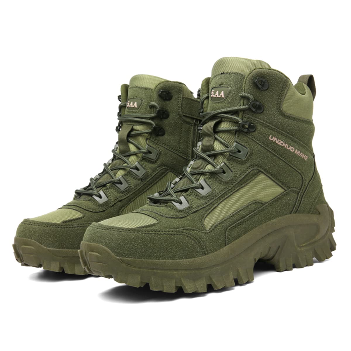 Bottes Militaires pour Hommes Bottes Tactiques D'entraînement au Combat Randonnée Alpinisme Résistant À L'usure Camping Chaussures de Plein Air