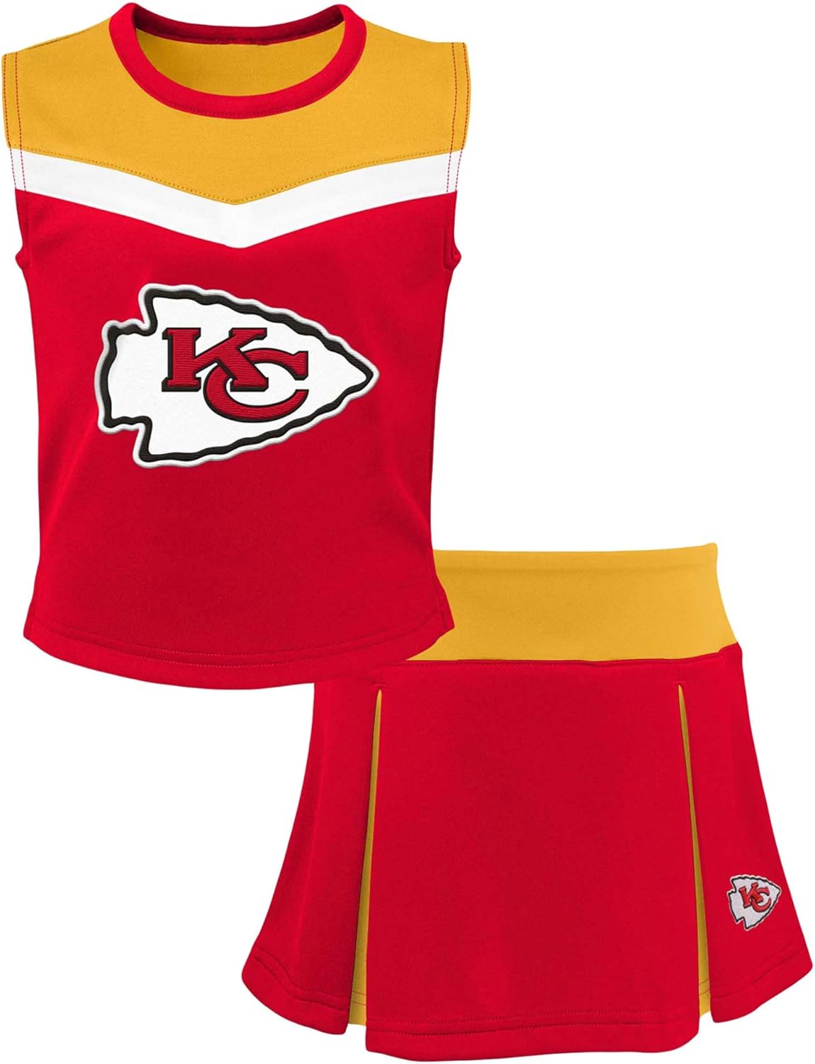 Girls Youth NFL Spirit Two-Piece Cheerleader Set