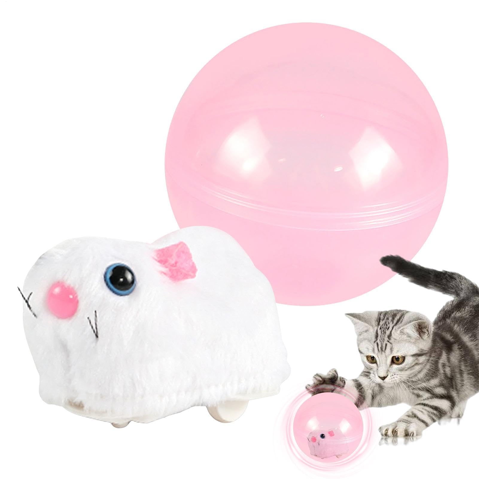 Pelotas para gatos contra el sobrepeso: bola rodante automática para activar el instinto de caza