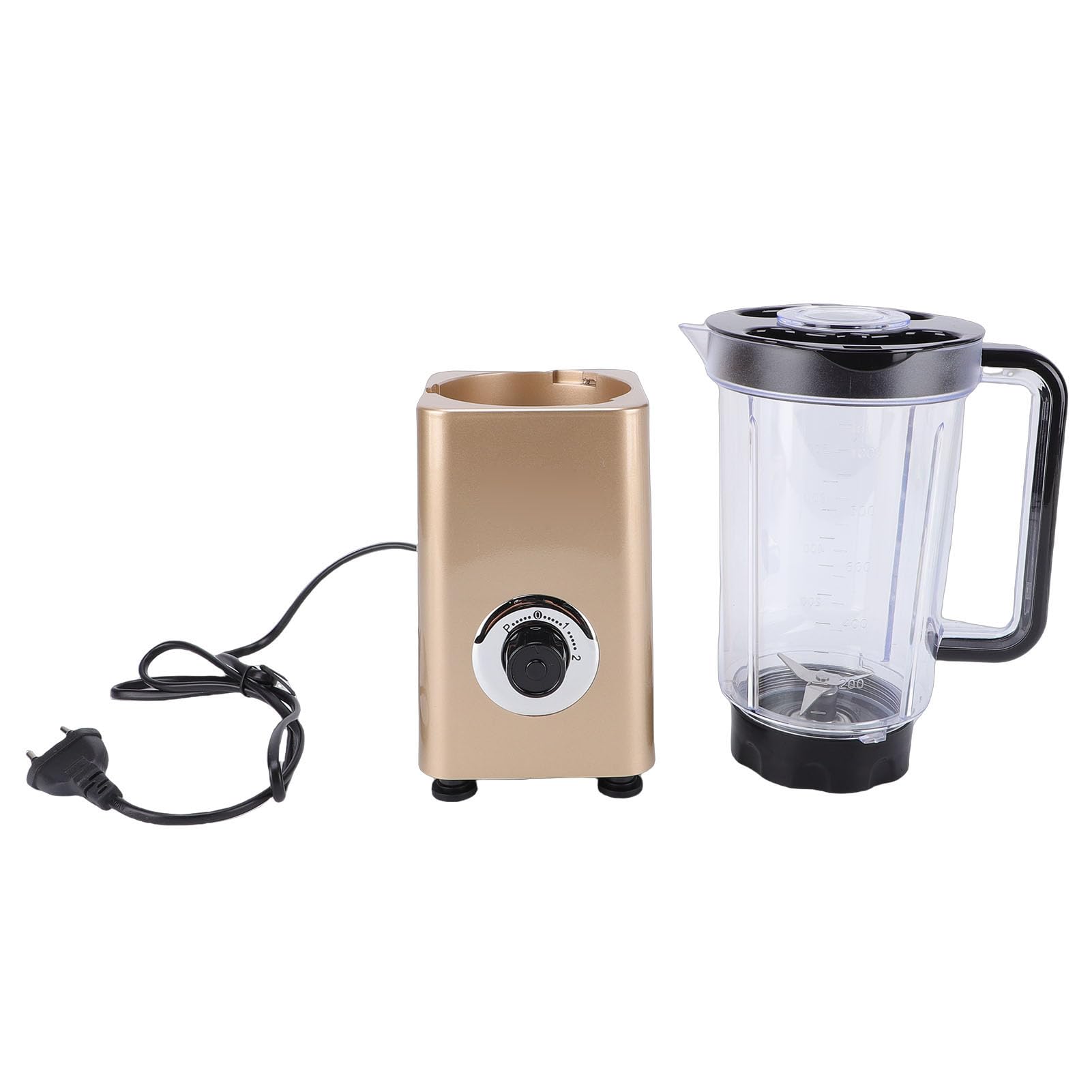 HEEPDD Blender Elektryczny, Blender Nablatowy z Pojemnikiem 1000 Ml, Idealny do Kuchni Rodzinnej i Małych mieszkań Elektryczny, Plastikowa Sokowirówka 300 W, Smoothie Nan Gospodarstwa Domowego