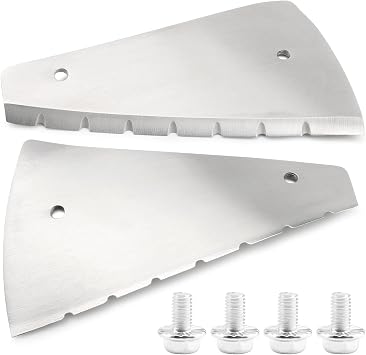 10 Inch Ice Auger Blades Compatible with StrikeMaster Lite-Flite Drill Lazer Mag Power Augers Blade,for StrikeMaster 40v Ice Auger Parts LPD-10PB