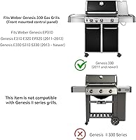 Vista 5 de onlyfire Kit de encendido de parrilla 7629 para parrilla de gas Weber Genesis serie 330 con panel de control montado en la parte delantera