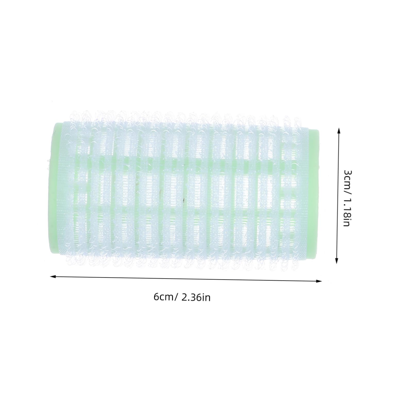 Vaguelly 4pcs Hair Curling Rollers Self Grip Plastic Hair Dressers Curlers for Natural Curls Easy to Use Salon Styling Tools for Creating Fashionable Air Bangs