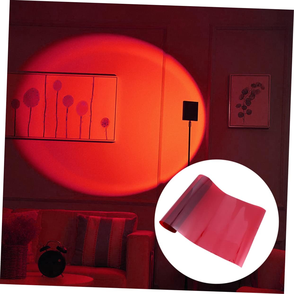 Hemobllo 3pcs Photographic Film Sheet Light Diffuser Gel for Lighting Effects Light Gels Corrector for Photography Video