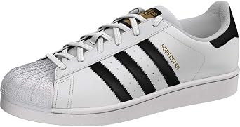 adidas Originals womens Superstar Sneaker, White/Black/White, 11 US