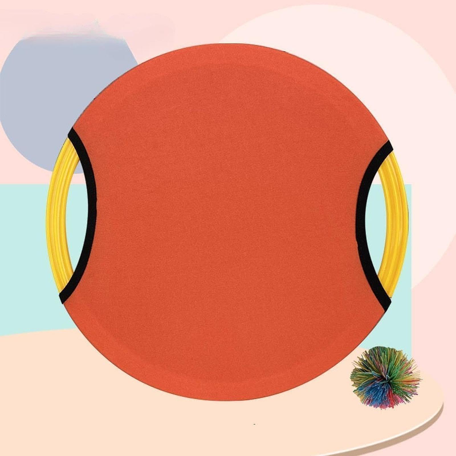 Paddelballspiel für Trampolin, Und Fangspaß für Kinder Und Erwachsene, Orange