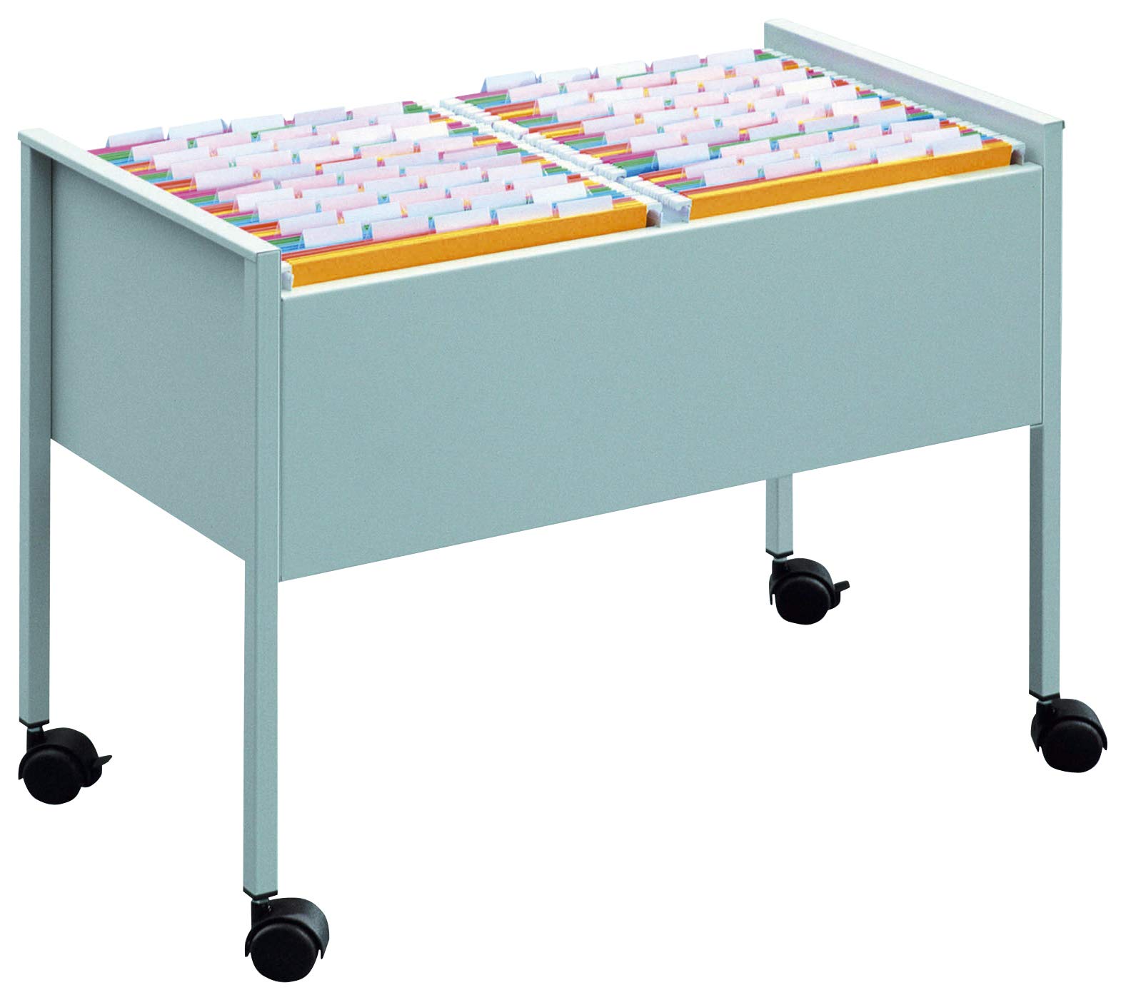 Durable Eco Suspension File Trolley – Holds 100 A4 Files, Steel Frame, 4 Castors With Brakes, Made In Germany - View #2