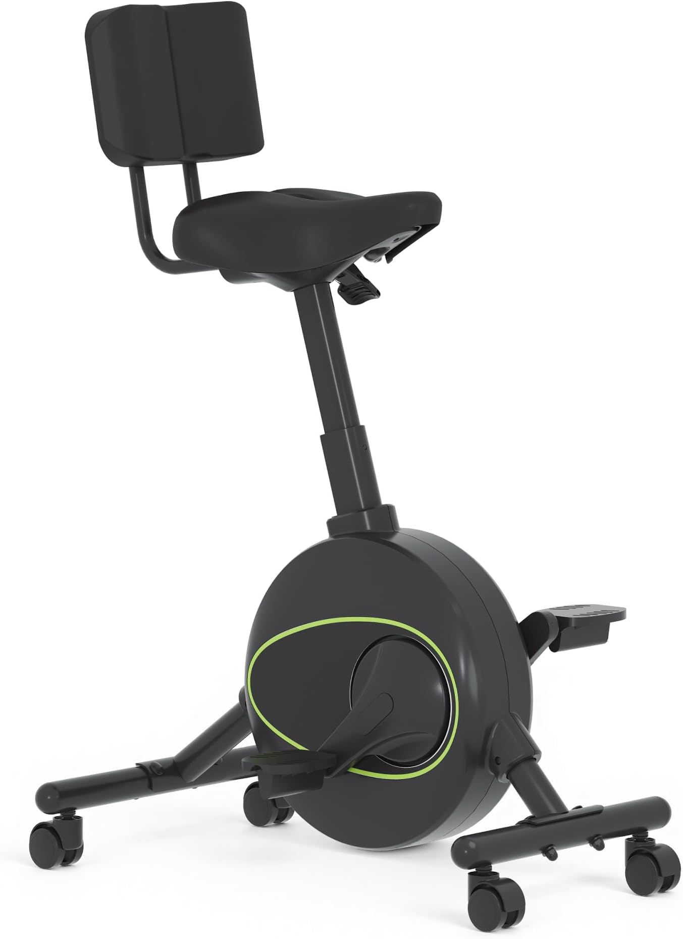 FLEXISPOT Exercise Bikes for Home, Space Saving Under Desk Bike, Stationary Bikes Indoor Bikes with Flywheel 300LBS Heavy Duty, Optional LCD/2D Desktop/8-Level Resistance, V8/V9/V9-MAX