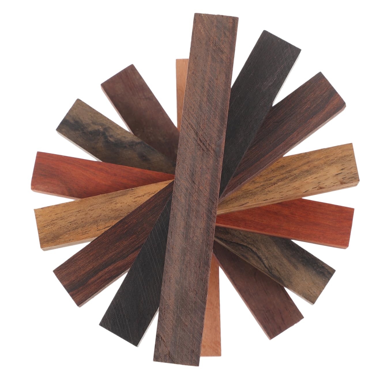 AUTSUPPL 8Pcs Wooden Pen Blanks Set DIY Exotic Wood Turning Kit Lightweight Rotating Design for Woodcraft Supplies and Pen Making Projects - Image 4